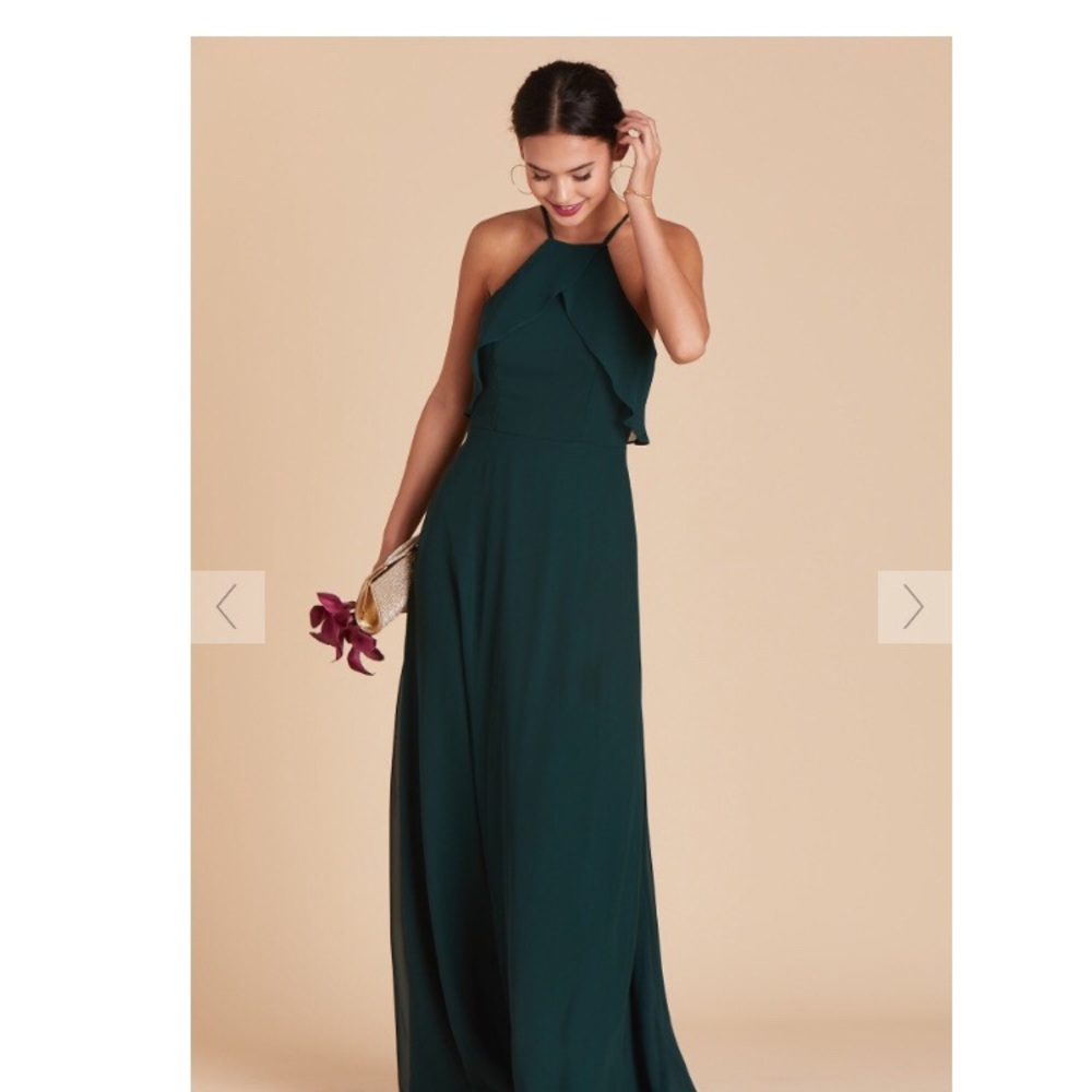 Birdy Grey Jules Dress emerald bridesmaid dress - Picture 4 of 5